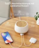 BlingBin LED Nachttischlampe 8 Farben Touch Dimmbar 20W Ladefunktion Bild 1