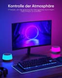 BlingBin LED Nachttischlampe 8 Farben Touch Dimmbar 20W Ladefunktion Bild 5