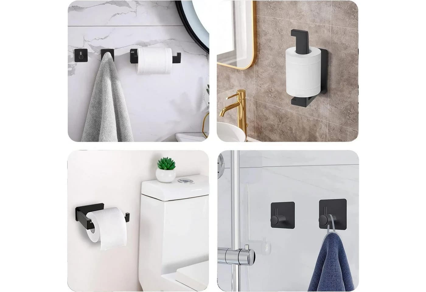 BlingBin Toilettenpapierhalter Edelstahl Selbstklebend - Bild 5