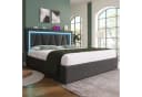 BlingBin Boxspringbett Stauraumbett Polsterbett 140x200cm Grau/Beige Bild 3