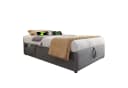 BlingBin Einzelbett Polsterbett 90x200 cm Grau Bild 2