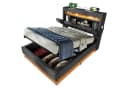 BlingBin Polsterbett Stauraumbett 90x200 cm mit LED-Beleuchtung USB & Typ-C-Ladefunktion Bild 2