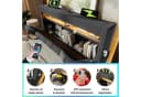 BlingBin Polsterbett Stauraumbett 90x200 cm mit LED-Beleuchtung USB & Typ-C-Ladefunktion Bild 3
