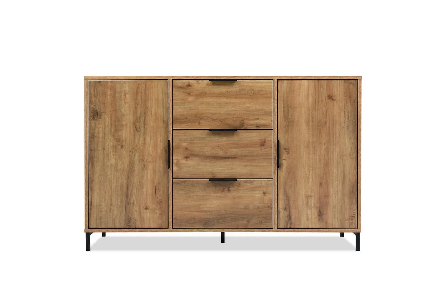 BlingBin Schubkastenkommode Sideboard Highboard 120x40x76 cm - Bild 2