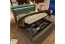 BlingBin Boxspringbett Stauraumbett Polsterbett 140x200cm Doppelbett LED-Beleuchtung Bild 2