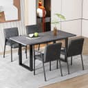 BlingBin Esstisch Industriestil Schwarz/Grau Bild 2