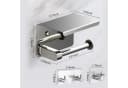 BlingBin Toilettenpapierhalter Silber Edelstahl Bild 3
