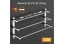 BlingBin Handtuchhalter Ausziehbar 43-78CM Edelstahl Handtuchstange mit Haken Bild 3
