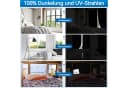 BlingBin Verdunklungsrollo 145x300 cm Schwarz 420D Oxford Bild 1