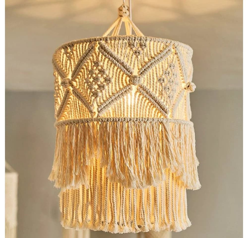 BlingBin Lampenschirm Pendelleuchte Abdeckung Beige - Bild 2
