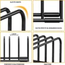 BlingBin Schneidebrett Halter 2er Set Schwarz 5 Schlitze Bild 5