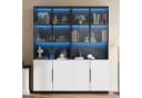 BlingBin Vitrine mit LED-Leuchten 160x30x200cm Bild 1