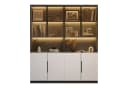 BlingBin Vitrine mit LED-Leuchten 160x30x200cm Bild 2