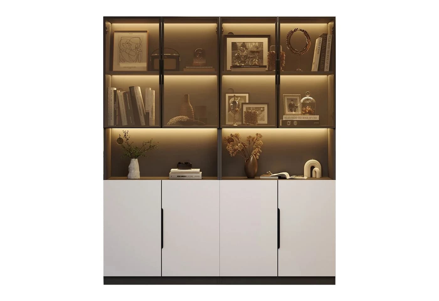 BlingBin Vitrine mit LED-Leuchten 160x30x200cm - Bild 2
