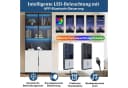 BlingBin Vitrine mit LED-Leuchten 160x30x200cm Bild 4