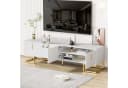 BlingBin TV-Schrank Lowboard mit Goldenen Griffen und Füßen Bild 3