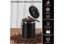 BlingBin Kaffeedose 1,8L Edelstahl Schwarz mit CO2-Ventil & Datumsanzeige Bild 3