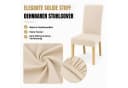 BlingBin Stuhlhusse Stretch Beige 6er Set Bild 4