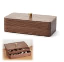 BlingBin Schmuckaufbewahrung Holz Massivholz Box 19x10x7,5 cm Bild 2