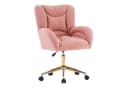 BlingBin Drehstuhl Ergonomisch 360° drehbar Rosa Gold Bild 1