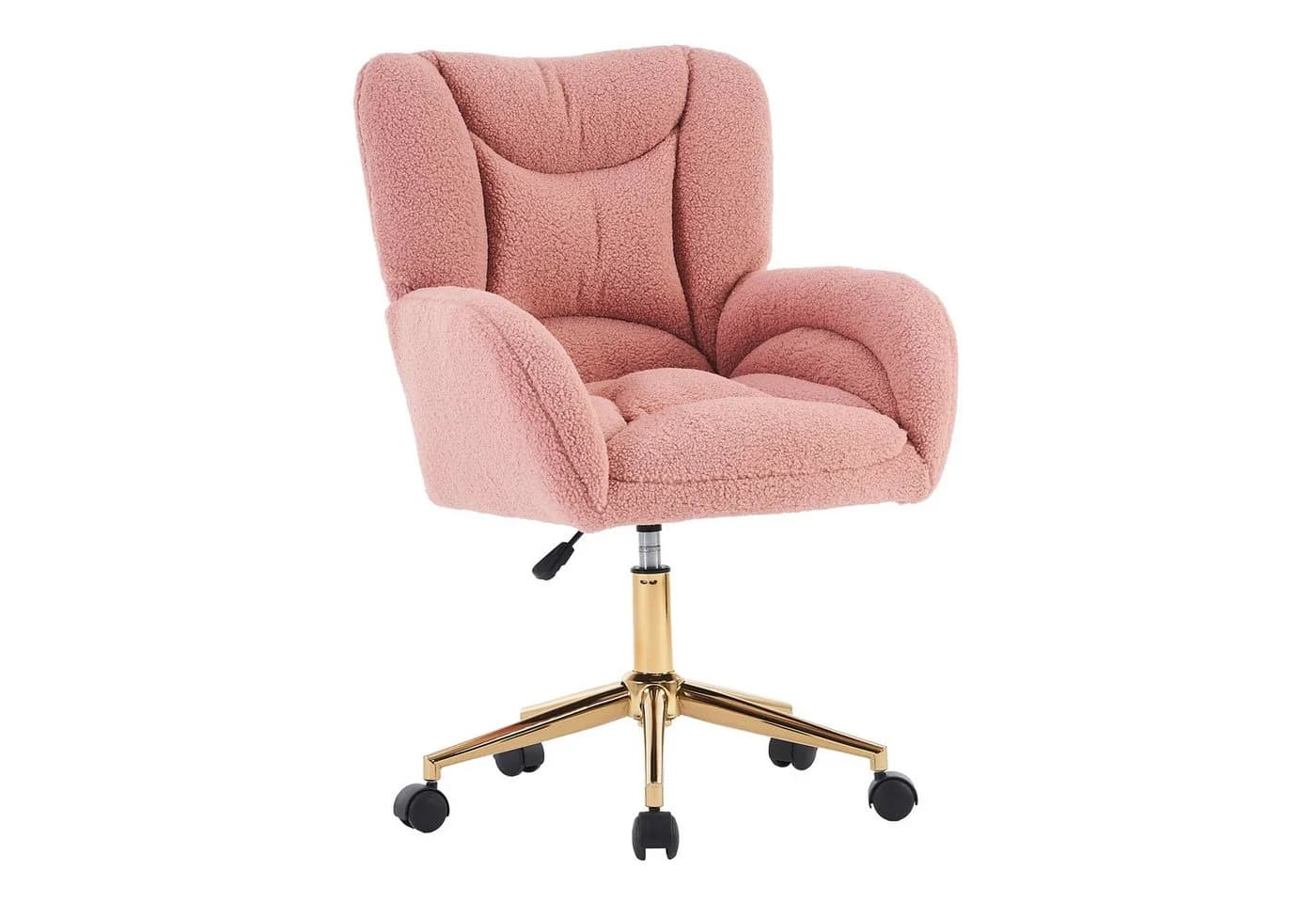 BlingBin Drehstuhl Ergonomisch 360° drehbar Rosa Gold