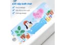 BlingBin Badewannenmatte Rutschfest Blau PVC mit Saugnäpfen Bild 3