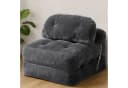 BlingBin Schlafsofa Klappsofa 1-Sitzer mit Bettfunktion, Cordstoff Bild 2