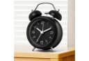 BlingBin Doppelglockenwecker mit Nachtlicht, Lauter Alarm, Analog, Schlummerfunktion, Schwarz Bild 1