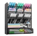 BlingBin Schreibtisch Organizer Schwarz mit Schublade & 9 Fächern Bild 2