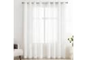 BlingBin Gardine 2er-Set Voile Vorhänge 140x145cm Bild 1