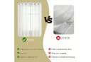 BlingBin Gardine 2er-Set Voile Vorhänge 140x145cm Bild 4