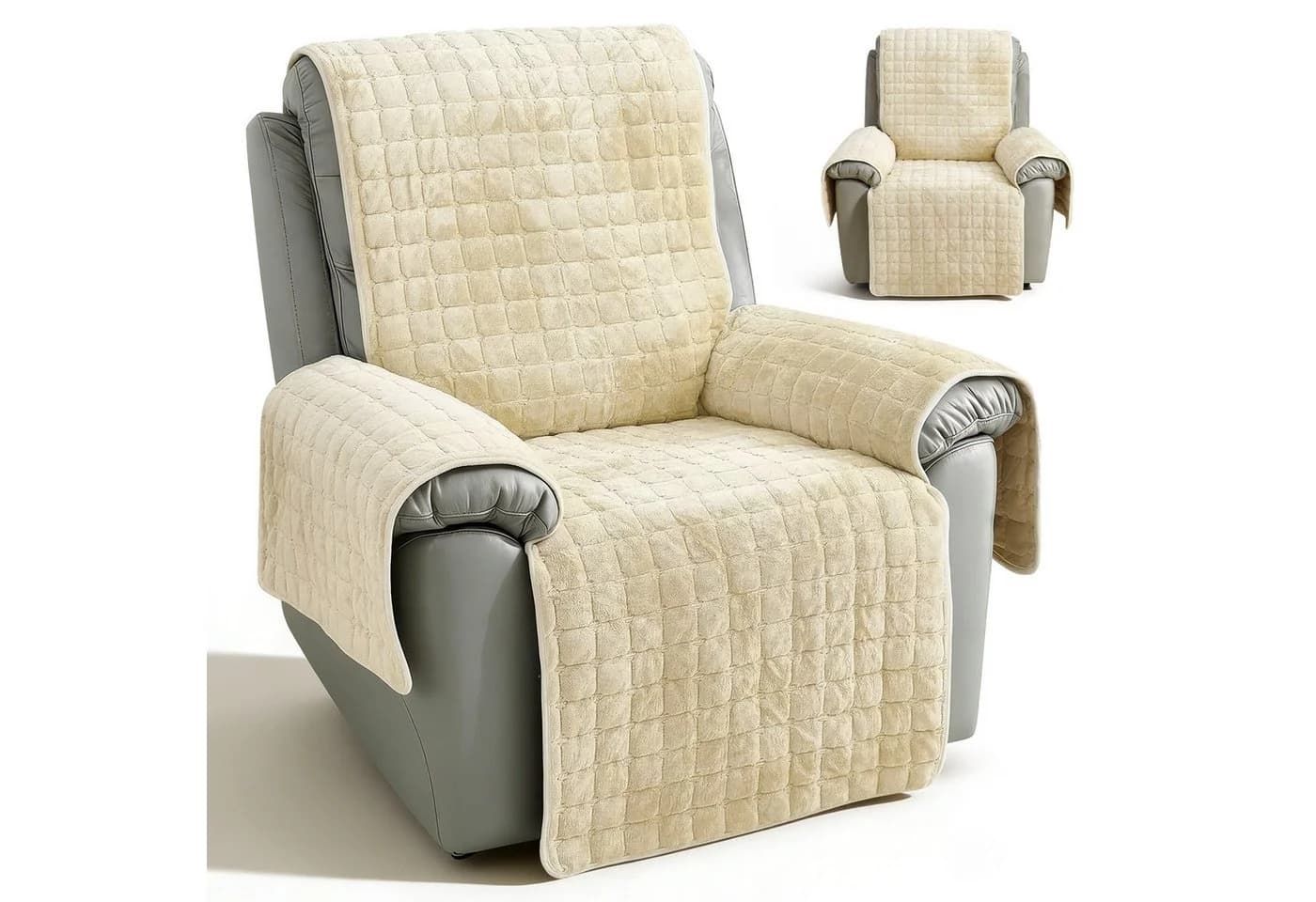 BlingBin Sofaschoner Plüsch Anti-Rutsch Sofabezug - Bild 2