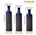 BlingBin Bodenvase Metall Schwarz Bild 3