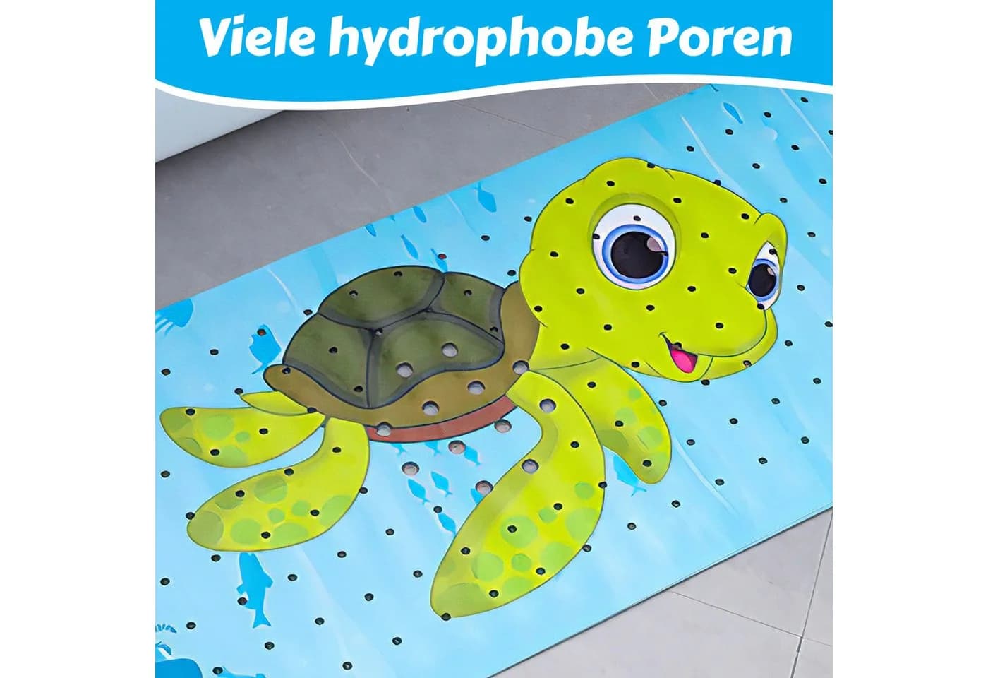 BlingBin Badematte Rutschfest PVC 100x40cm