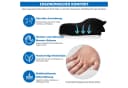 BlingBin Nackenstützkissen Ergonomisches Nackenkissen Memory Schaum Orthopädisches Kopfkissen Schwarz & Weiß Bild 3
