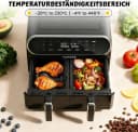 BlingBin Silikonform 2 Stück für Ninja Foodi AF300/AF400 Schwarz Bild 4