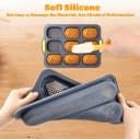 BlingBin Silikon Brotbackform 2-tlg. Grau Antihaft mit Clip & Pinsel Bild 4