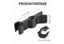 BlingBin Brausehalter Schwarz 35° Drehbar Clip-On Bild 1