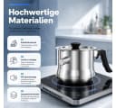BlingBin Milchtopf 1,5L Doppelwandig Edelstahl mit Pfeifdeckel Bild 5