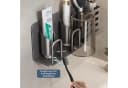 BlingBin Zahnbürstenhalter Aluminium 3-Fach Grau Bild 1