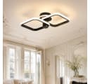 BlingBin LED Deckenleuchte 46cm 34W 1895 lm Sandschwarz 3000K Modern Bild 2
