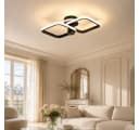 BlingBin LED Deckenleuchte 46cm 34W 1895 lm Sandschwarz 3000K Modern Bild 3