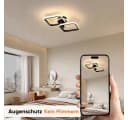 BlingBin LED Deckenleuchte 46cm 34W 1895 lm Sandschwarz 3000K Modern Bild 5