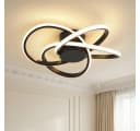 BlingBin LED Deckenleuchte 37W Modern Schwarz Bild 2