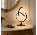 BlingBin LED Tischleuchte Modern Sandschwarz Warmweiß Bild 2