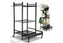LEMLIT Gartengerätehalter Organizer Schwarz Metall Bild 2