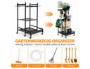 LEMLIT Gartengerätehalter Organizer Schwarz Metall Bild 5
