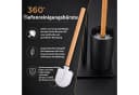 BlingBin Stehender Toilettenpapierhalter Edelstahl Schwarz Bild 5