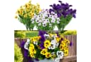 BlingBin Kunstblumenstrauß 12 Bündel Bunt UV-beständig Bild 2