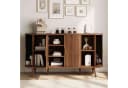 BlingBin Sideboard 150cm Holzoptik Schiebetüren Skandinavisch Bild 4